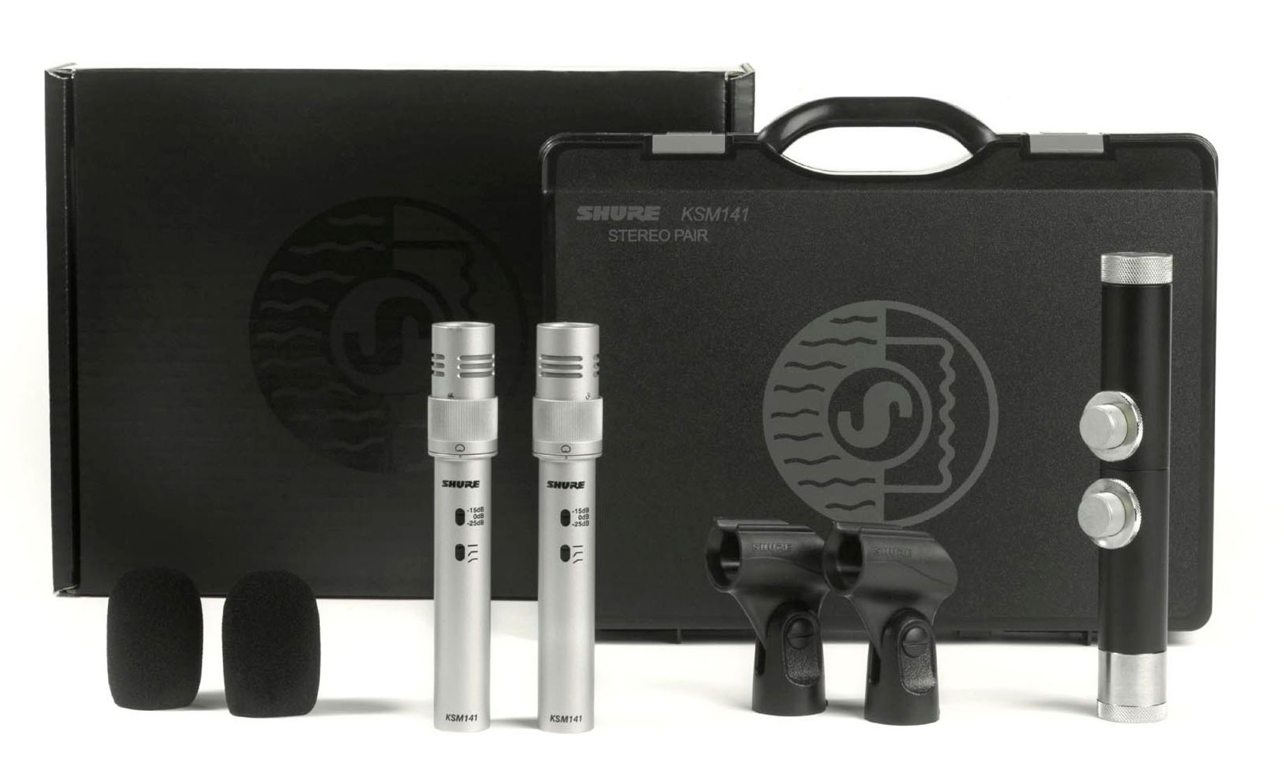 AUDIOIBIZA MICROFONO INSTRUMENTOS SHURE KSM141 SL STEREO